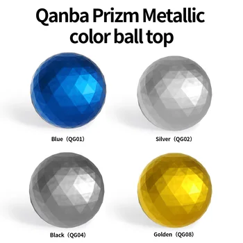 QANBA Prizm 35 мм Аркадный джойстик с гальваническим покрытием, шариковый джойстик, купольный джойстик, аксессуар для верхнего шара, Аркадный Джойстик, набор для поделок