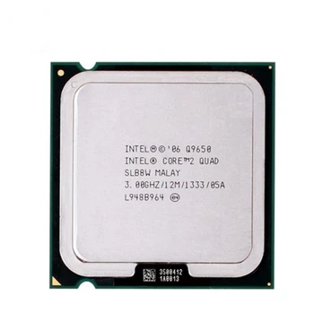 2 четырехъядерных процессора Q9650 3,0 ГГц 12M 1333 МГц, 4-ядерный процессор LGA 775, настольный процессор