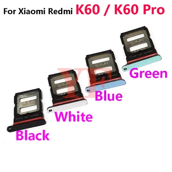 10шт Лоток Для SIM-карт Для Xiaomi Redmi K60 K50 Pro K50 Gaming Ultra K60E Держатель Лотка Для SIM-Карт Слот Для Карт Адаптер Запасные Части