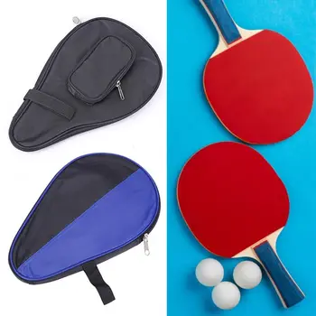 Тренировочные весла для пинг-понга контрастного цвета в форме калебаса, сумка с ремнем, чехол для ракеток для настольного тенниса