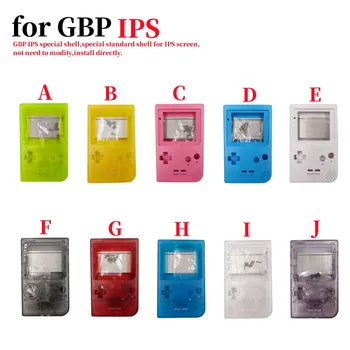 10 комплектов за GBP с IPS корпусом на заказ за GBP Комплекты ЖК-экранов с IPS яркостью и наборами винтов для GameBoy Pocket