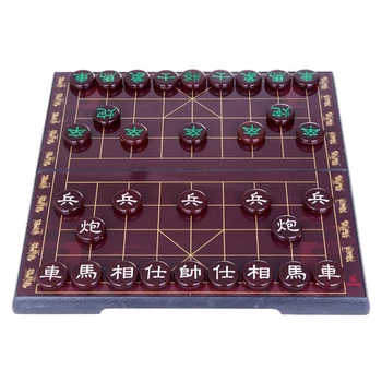 Новинка-Портативные китайские шахматы (Xiangqi), набор настольных игр для магнитного перемещения, традиционные классические обучающие стратегические игры Xiangqi