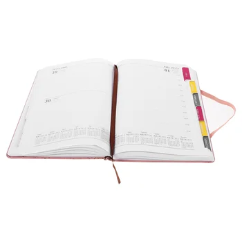 Ежедневник, годовой блокнот, ежемесячный планировщик, блокнот с расписанием, портативный бумажный график, тонкий блокнот для ежедневного планирования.