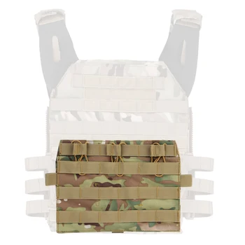 Тактический Съемный Жилет Передняя Пластинчатая Панель Molle Подсумок 5,56 мм M4 Mag Bag для AVS JPC Жилет Военный Подсумок