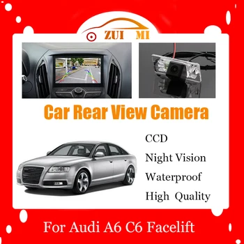 Автомобильная камера заднего вида заднего вида для Audi A6 C6 Facelift 2010 CCD Full HD Резервная парковочная камера ночного видения