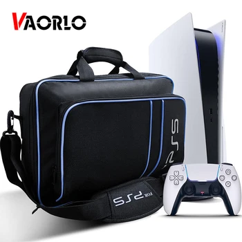 Чехол для PS5, дорожная сумка для хранения дисков/ цифрового издания и контроллеров, защитная сумка через плечо для игровых карт, аксессуары