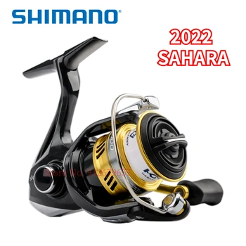 Спиннинговая Катушка SHIMANO 2022 SAHARA FI 1000 2000 2500 3000 4000 5000 серии 5.0: 1 с передаточным отношением 6.2:1 4 + 1BB X-SHIP для рыбной ловли в соленой воде