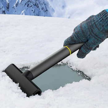 Многофункциональный автомобильный скребок для льда Лопата для уборки снега Зимний инструмент для размораживания лобового стекла Скребок для льда Зимние Инструменты для автоматической уборки снега