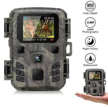 Наружная мини-камера слежения 4K HD 24MP 1080P инфракрасного ночного видения с активацией движения охотничья ловушка IP66 Водонепроницаемая камера дикой природы