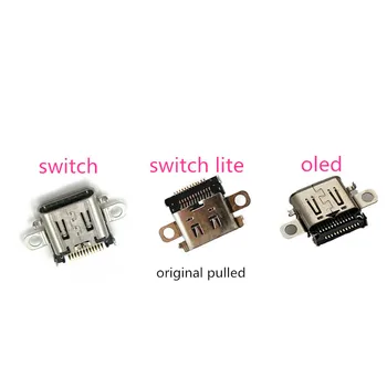Замена для консоли NS Switch Разъем питания Type-C Гнездо зарядного устройства для NS Switch OLED Lite USB-порт для зарядки