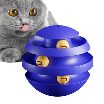Игрушка для кошек с мячом, мяч для кошачьих упражнений, мяч для котенка, игрушки для кошек, игрушки для домашних кошек, Мячи для бега, Кикер для кошек