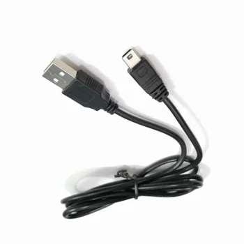 10 шт./лот 1 м Мини 5Pin USB Зарядное Устройство Шнур Питания Для Sony PlayStation 3 PS3 Контроллер Зарядный Кабель