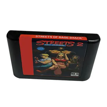 Картридж STREETS OF RAGE 2, 16-битная игровая карта MD для Sega Mega Drive и для оригинальной консоли