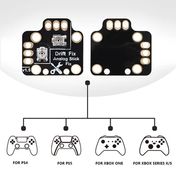 Универсальный джойстик для ремонта дрифта Платы контроллера Аналоговые джойстики для исправления дрифта Мод для PS4 Аксессуары для PS5