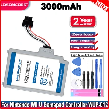 Аккумулятор емкостью 3000 мАч Для Nintendo Wii U/Wii U GamePad + Бесплатная Отвертка Для замены Геймпада wiiu WUP-012 WUP-010