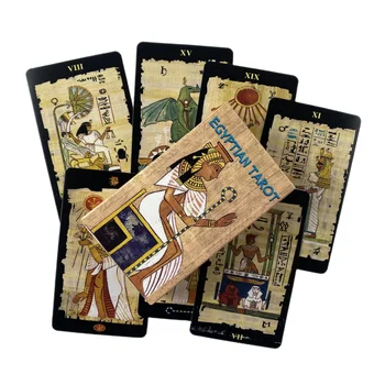 Египетские карты Таро, колода для гадания, английские версии, настольная игра Oracle, играющая в настольную игру INK Для вечеринки