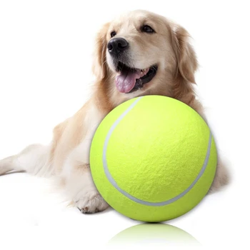 Теннисный Мяч Для Собаки, Жевательная Игрушка, Собака Для Домашних Животных, Интерактивный Большой Надувной Теннисный Мяч, Товары Для Домашних Животных, Игрушка Для Собак В Крикет На Открытом Воздухе