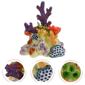 Декор из искусственного кораллового рифа для аксессуаров для аквариума, модель из искусственной аквариумной смолы