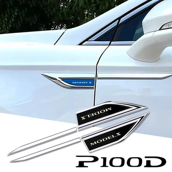 Автомобильная боковая метка листовая пластина лопастное крыло для Tesla model3 модель X модель s модель Y двухмоторный spacex p75d p85d p90d p100d