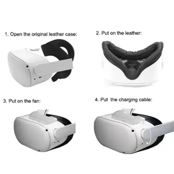Вентиляционная панель для виртуальной реальности с защитой от лягушки 200 мА, лицевая панель интерфейса для Oculus Quest2