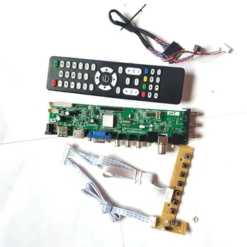 Подходит для LP140WH2-TLTA/TLTB/TLQ1/TLQ2 40-контактный LVDS 3663 ТВ цифровой экран 1366 *768 обновление AV HDMI-Совместимой VGA USB DVB ЖК-платы  