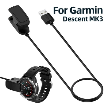USB-кабель для зарядки Кабель зарядного устройства с передачей данных 1 м Зарядное устройство для док-станции Зажим для колыбели Зарядный шнур для Garmin Descent MK3