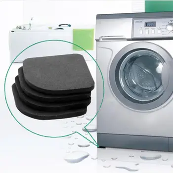 Антивибрационные накладки для ног, Шумоподавляющий нескользящий коврик для стиральной машины, холодильник, мебель, фиксированный амортизатор подъема