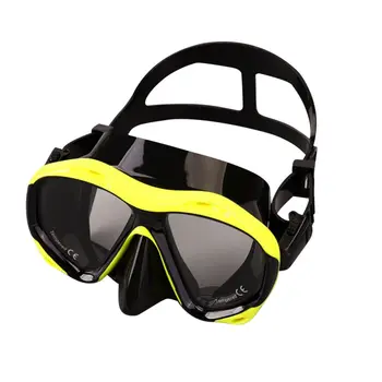 Маска для дайвинга, Маска для подводного плавания, Защитные Очки с крышкой для носа, Плавательные очки, Ударопрочные, Подходят для любой формы лица