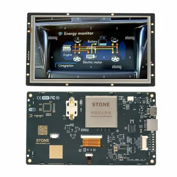7-дюймовый Графический Сенсорный Экран HMI с Контроллером + Программа + Последовательный Интерфейс UART для Промышленного оборудования