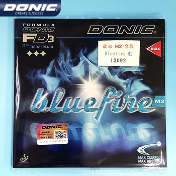 100% Оригинальные Резинки для настольного тенниса Donic Donic Bluefire M1 M2 M3 С Пупырышками В СИНЕЙ ГУБЧАТОЙ Резинке 2,0 мм