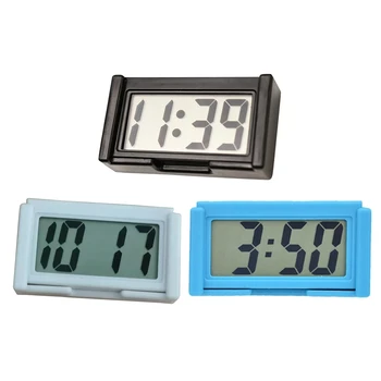 Электронные часы Мини-часы с автоматической вставкой на приборную панель для украшения интерьера автомобиля Мастерская Digtal Clock
