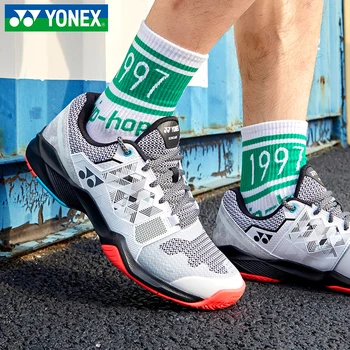 Теннисные туфли Yonex, мужские и женские туфли для бадминтона, спортивные кроссовки, силовая подушка для бега 2022