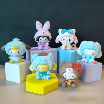 Sanrio Cinnamoroll, Мультяшные игрушки Melody Kuromi, Автомобильные Декоративные украшения, Переодевание Маленького Пони, кукла Каваи, подарки для детей