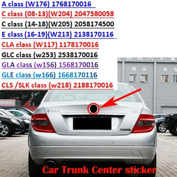 Для A C E CLA GLC Класс Средний Багажник 3 Булавки Звезда Эмблема Автомобильные наклейки для W117 W176 w177 W205 204 W213 W253 W156 W218 w166 Значок