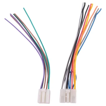 Универсальный жгут проводов стереосистемы CD-плеера для Toyota/Scion /Subaru, адаптер для проводов, Радиоприемники вторичного рынка, 1 Пара соединительных кабелей