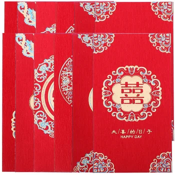 Красный конверт, карман для денег, традиционные китайские свадебные пакеты, аксессуар, элемент флага, амортизатор теннисной ракетки