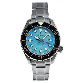 Мужские автоматические часы PROXIMA, роскошные мужские часы для дайвинга, спортивные наручные часы 30ATM, водонепроницаемые швейцарские люминесцентные часы, сапфир
