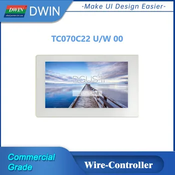 DWIN 7,0-Дюймовый Термостат 1024 *600 IPS TFT Емкостный Сенсорный Экран Wi-Fi Проводной контроллер 16,7 М Цветов Умная Домашняя Настенная панель IOT