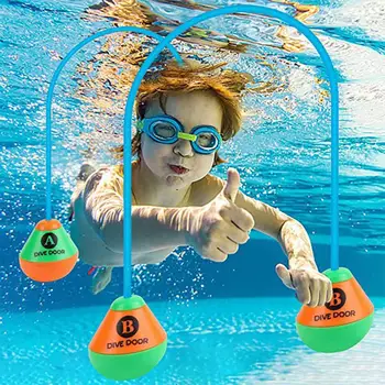 Комплект из 2 предметов для плавания через дверь, дайвинг, плавание Для взрослых, Плавание, Интерактивный бассейн, Игрушки для детей под водой, K1W6