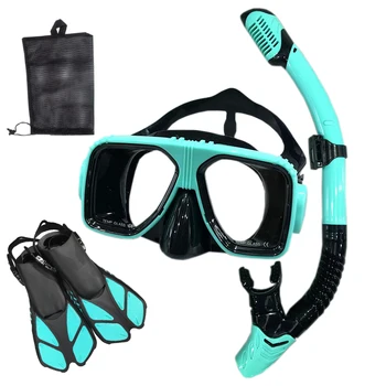 Маска для подводного плавания с маской для подводного плавания, очки для подводного плавания, силиконовая юбка, Маска для панорамного погружения для взрослых, плавание с маской для подводного плавания