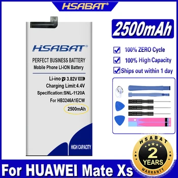 Аккумулятор HSABAT HB3246A1ECW HB3246A1EEW емкостью 2500 мАч для аккумуляторов Huawei Mate Xs