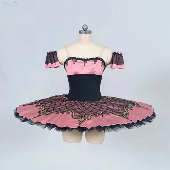 Новое сшитое на заказ профессиональное платье-пачка для детей и взрослых Esmirada для соревнований по сольным танцам женское платье-тарелка