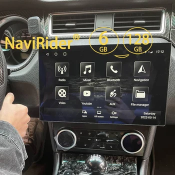 13,3-дюймовый QLED автомобильный радиоприемник Android-экран для Ford Mustang 2010-2014 Мультимедийный GPS-навигатор Аудио-видеоплеер Carplay Головное устройство