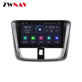 Android 10 4 + 128 ГБ автомобильный мультимедийный плеер для Toyota Vios Yaris 2014 2015 2016 2017 GPS navi радио Аудио стерео головное устройство wifi