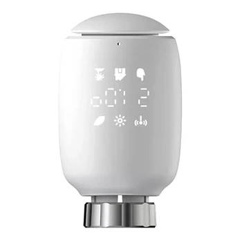 Zigbee Smart TRV, программируемый термостатический клапан радиатора, приложение для дистанционного управления температурой Alexa для Google Home Прочный