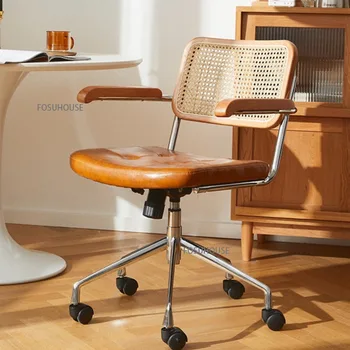 Офисное кресло Nordic, Домашняя спальня, кабинет, Подъемное Кресло с поворотным шкивом, Простая Современная мебель для спальни, Компьютерные игровые стулья Z