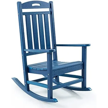 Кресло-качалка POLYDUN, всепогодное пластиковое кресло-качалка для внутреннего дворика, удобное и прочное