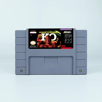 Экшн-игра для George Foreman's KO Boxing- War in the Gulf - версия для США или ЕВРОПЫ на картриджах для игровых консолей SNES