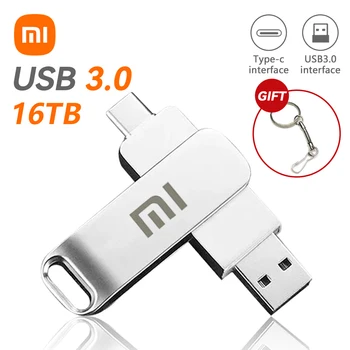 USB-флешки Xiaomi 2 ТБ USB 3.0 Оригинальные U-дисковые флешки Высокоскоростная флешка 16 ТБ Портативный USB-накопитель Аксессуар
