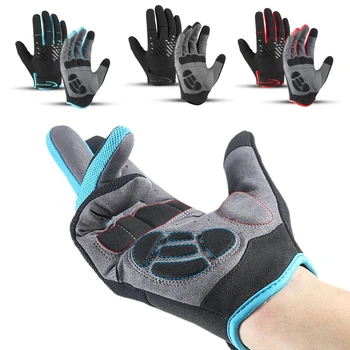 Велосипедные перчатки, велосипедные перчатки с сенсорным экраном для горного велосипеда, Дышащие Амортизирующие Спортивные Перчатки для фитнеса, Весенне-летние Перчатки для верховой езды